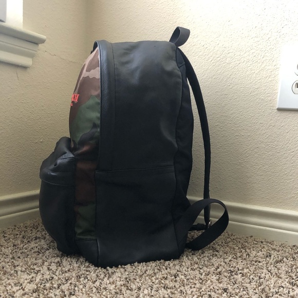 Coach Camo Classic Leather Backpack - Picture 2 of 4